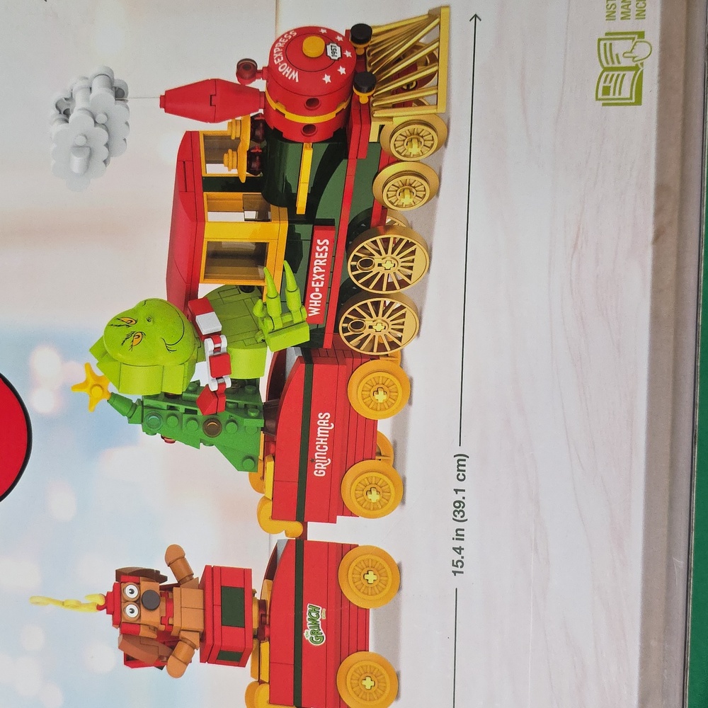 The Grinch Who-Express Train Set - Red & Green Whoville 527 Pieces Brick Craft - Picture 4 of 5